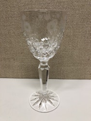 STRONG WINE GLASS/LIQUOR crystal, "Haga" design Duka, Kosta Boda.