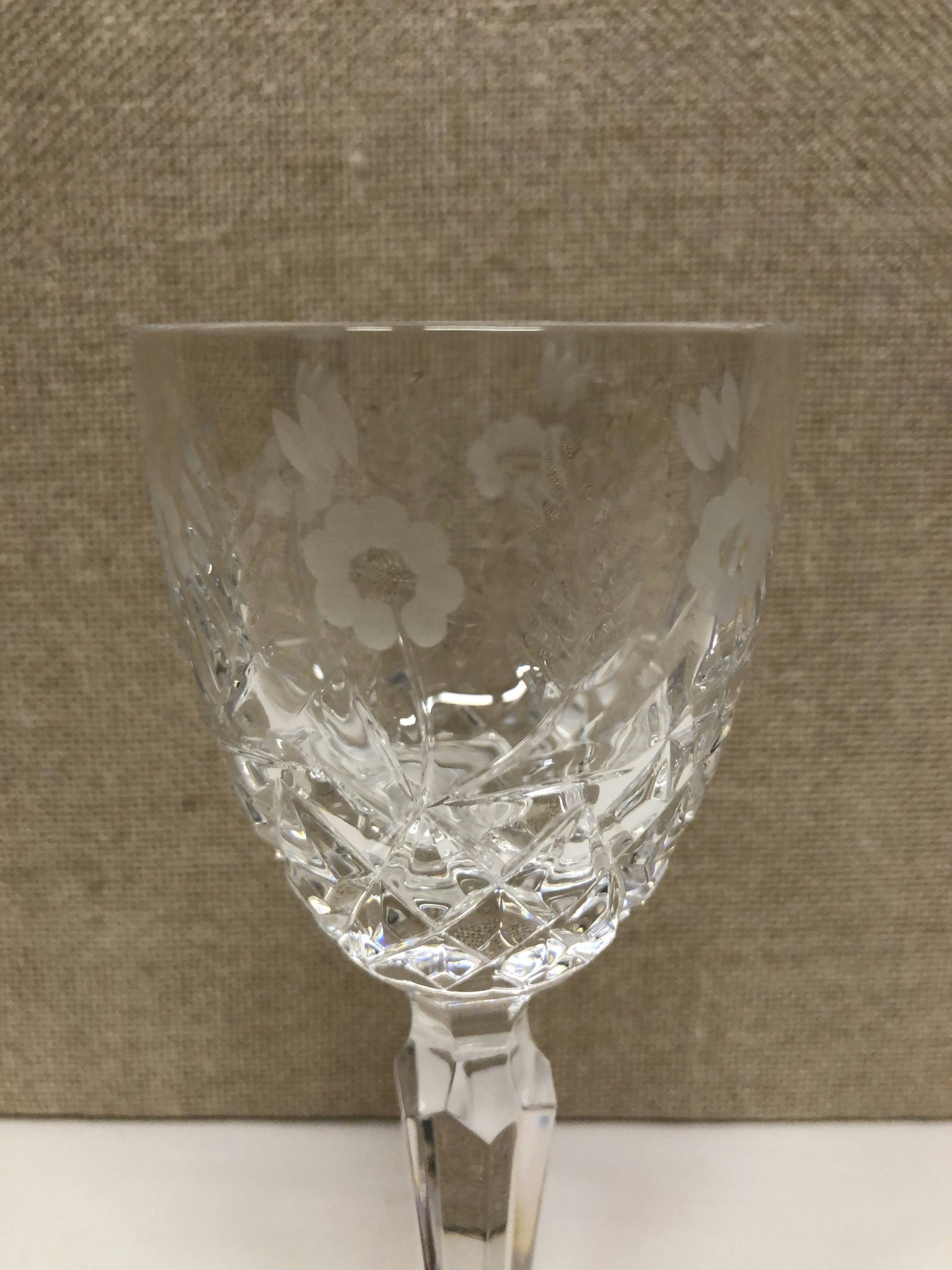 STARKVINSGLAS/ LIKÖR kristall, "Haga" design Duka, Kosta Boda.