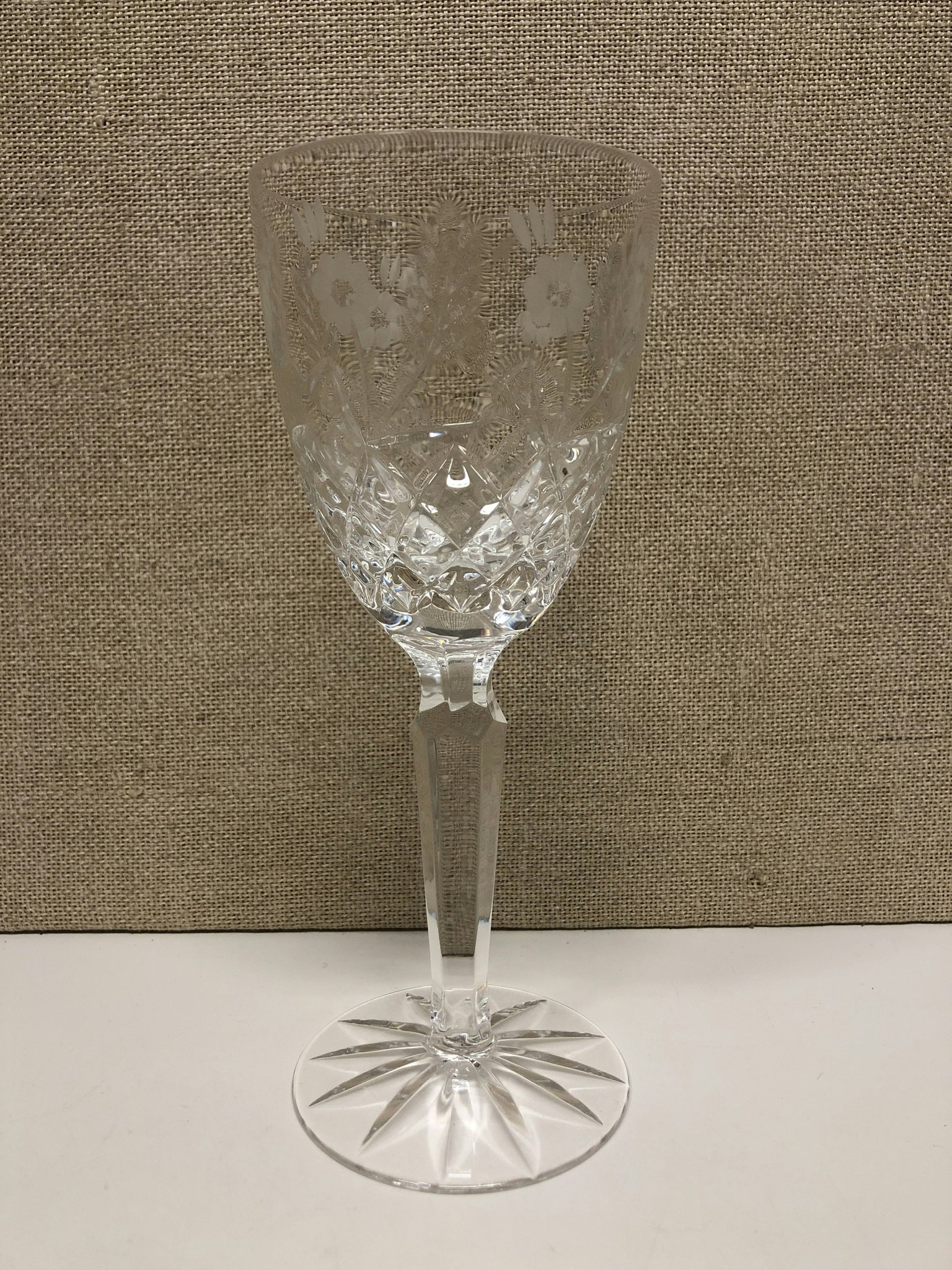 RÖDVINGLAS/ ÖLGLAS, kristall, "Haga" design Duka, Kosta Boda.