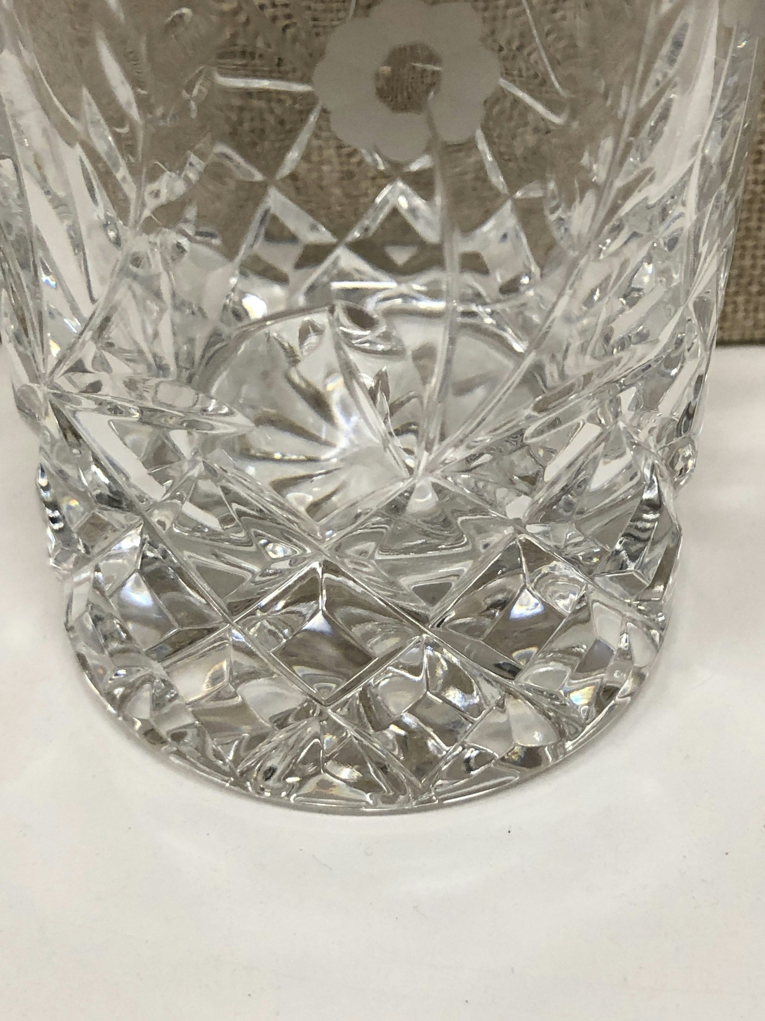 WHISKEY/SELTERGLAS, kristall, "Haga" design Duka, Kosta Boda.