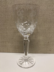 VITVINGLAS, kristall, "Haga" design Duka, Kosta Boda.