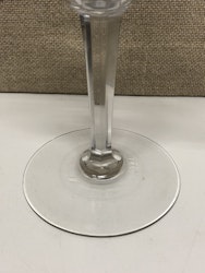 RÖDVINGLAS, kristall, " Bror" design Fritz Kallenberg.