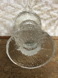 LJUSSTAKE, glas "Festivo" Timo Sarpaneva, Iittala.
