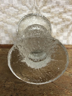 LJUSSTAKE, glas "Festivo" Timo Sarpaneva, Iittala.
