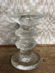 LJUSSTAKE, glas "Festivo" Timo Sarpaneva, Iittala.