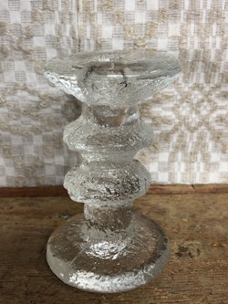 LJUSSTAKE, glas "Festivo" Timo Sarpaneva, Iittala.
