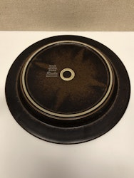 FOOD PLATE, stoneware "Ruska" Ulla Procopé, Arabia.