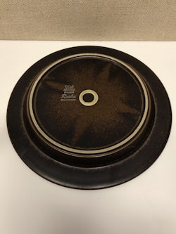 FOOD PLATE, stoneware "Ruska" Ulla Procopé, Arabia.