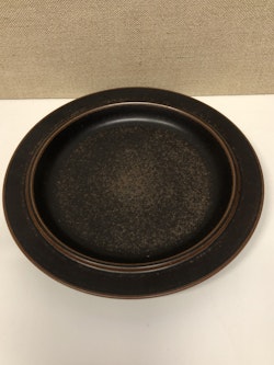 FOOD PLATE, stoneware "Ruska" Ulla Procopé, Arabia.