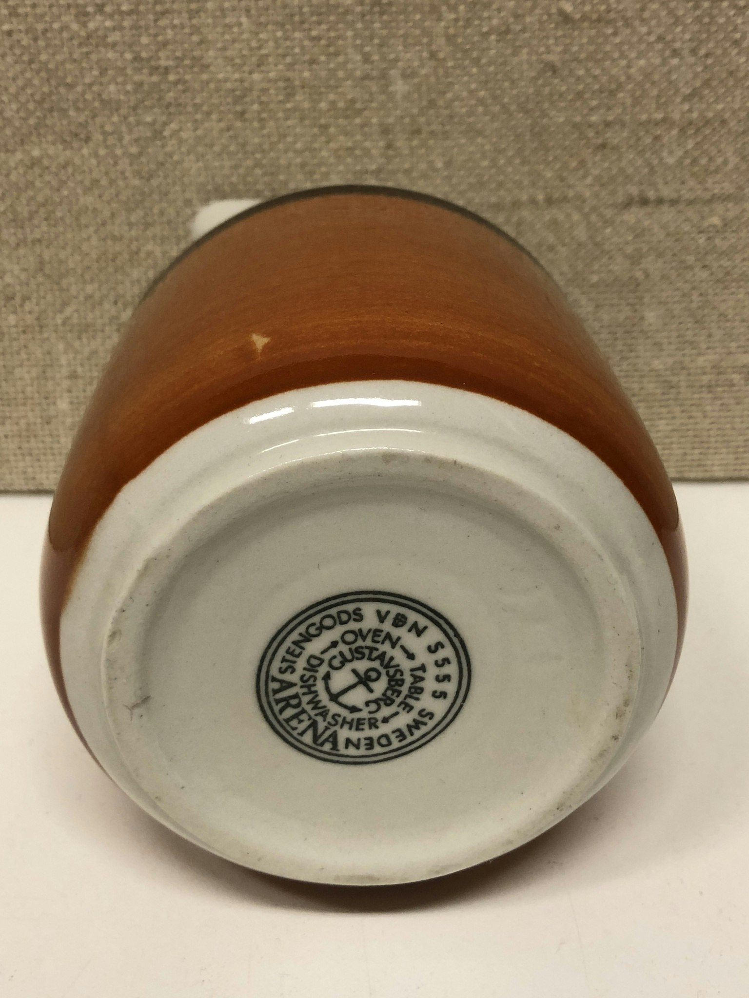 MILK JUG, stoneware, "Arena", Stig Lindberg, Gustavsberg.