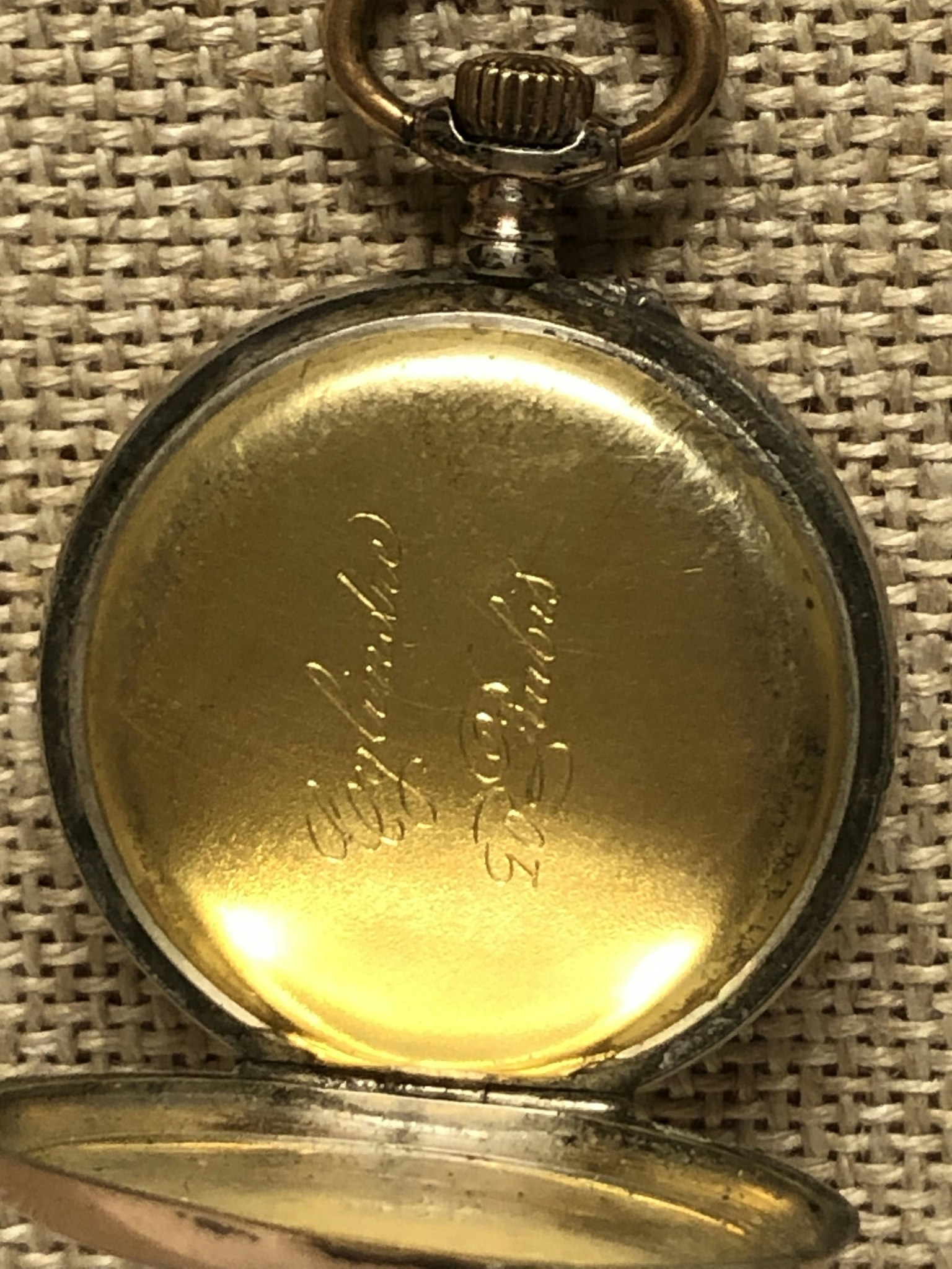 POCKET WATCH "Grandmother's watch" silver case.