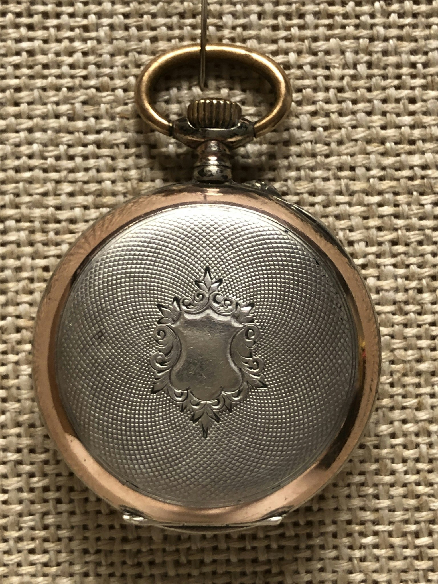 POCKET WATCH "Grandmother's watch" silver case.