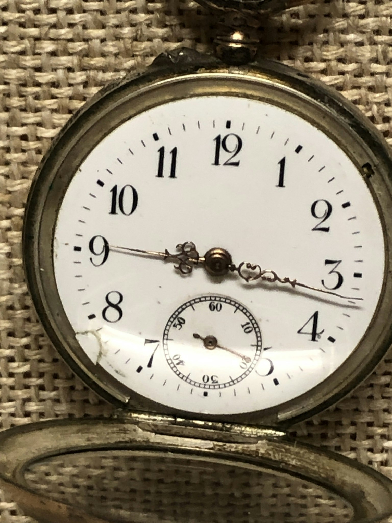 POCKET WATCH "Grandmother's watch" silver case.