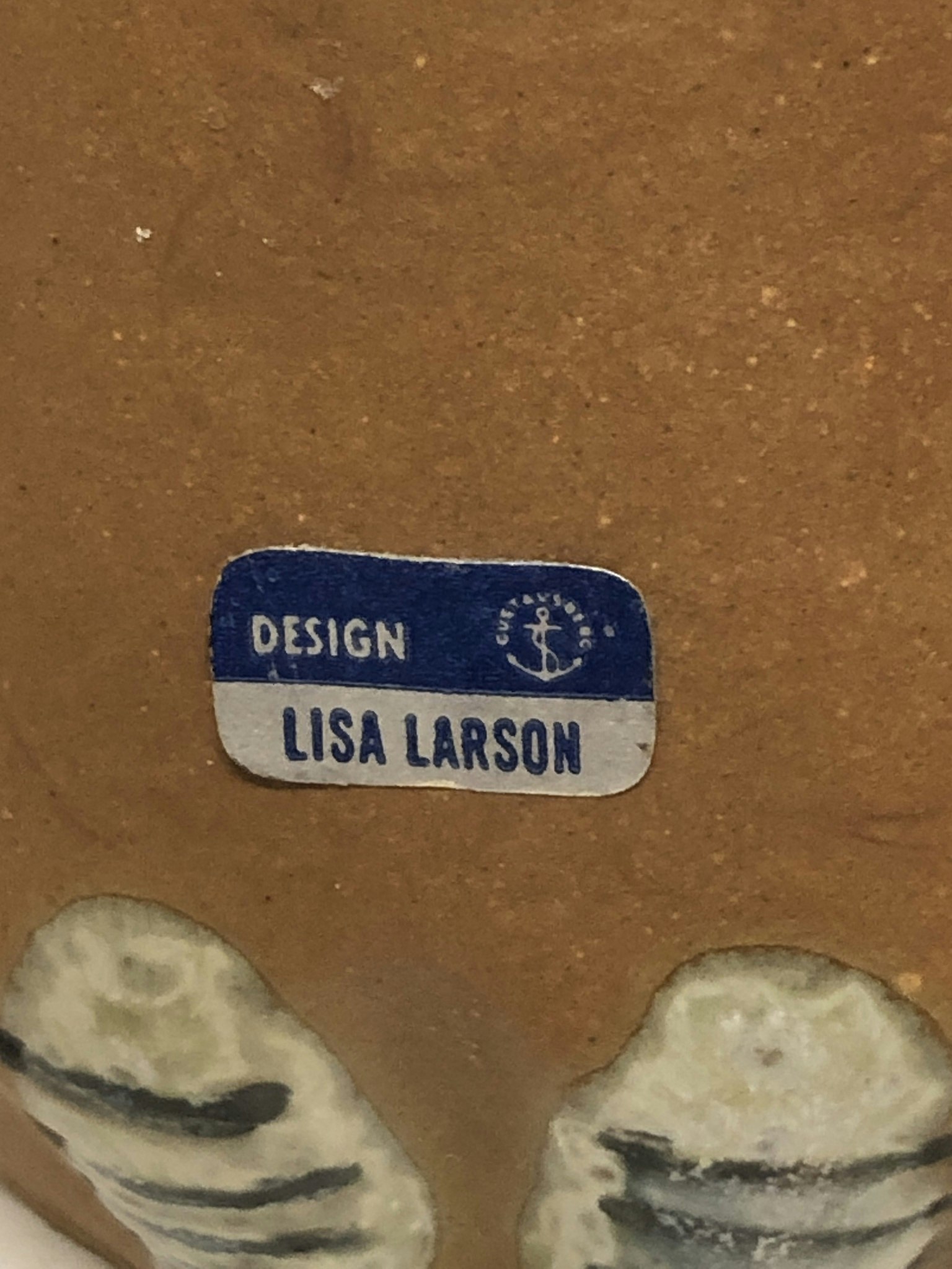 KATT figurin, keramik, Lilla Zoo, Lisa Larson, Gustavsberg 1956-1978