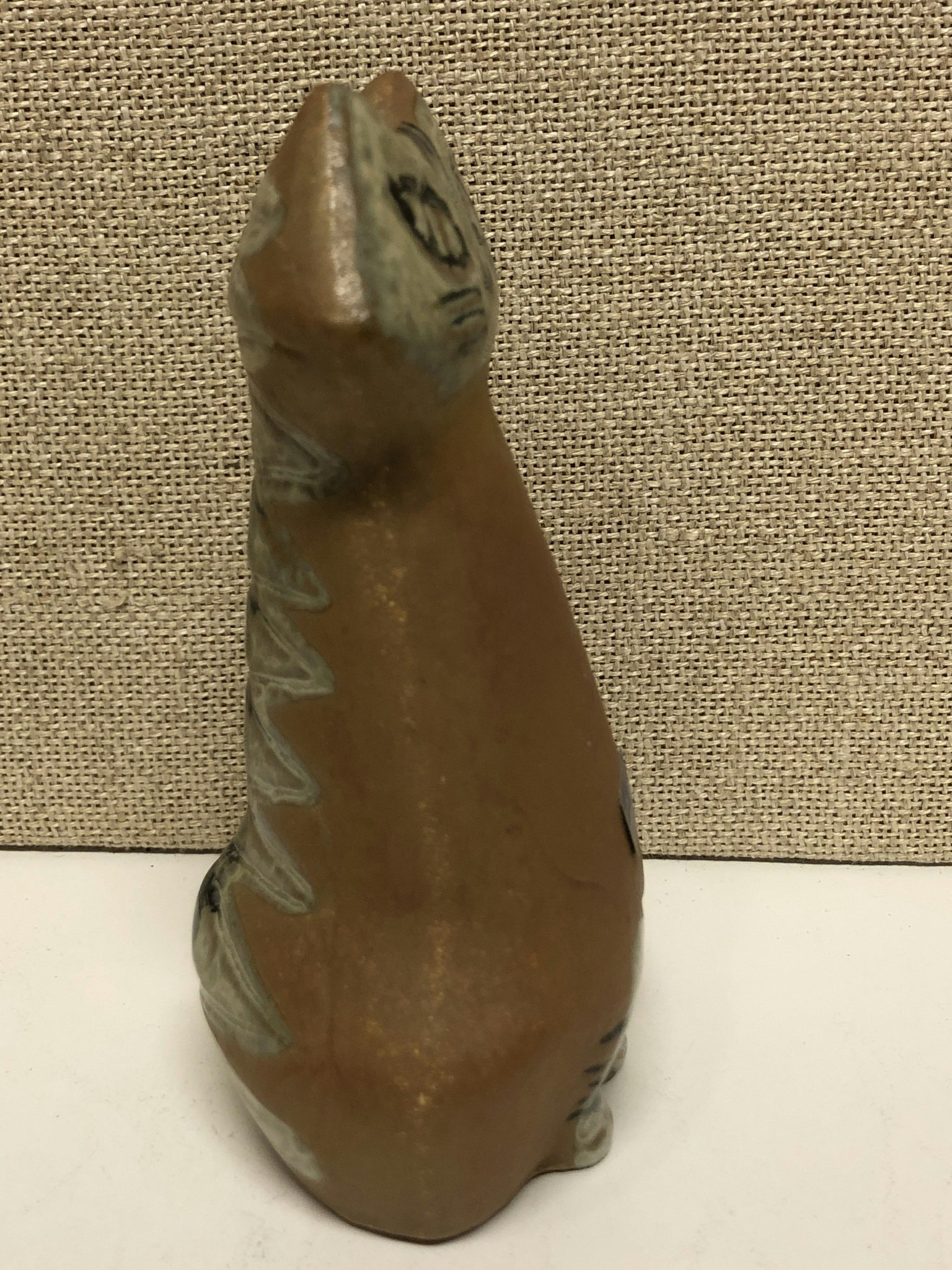 KATT figurin, keramik, Lilla Zoo, Lisa Larson, Gustavsberg 1956-1978