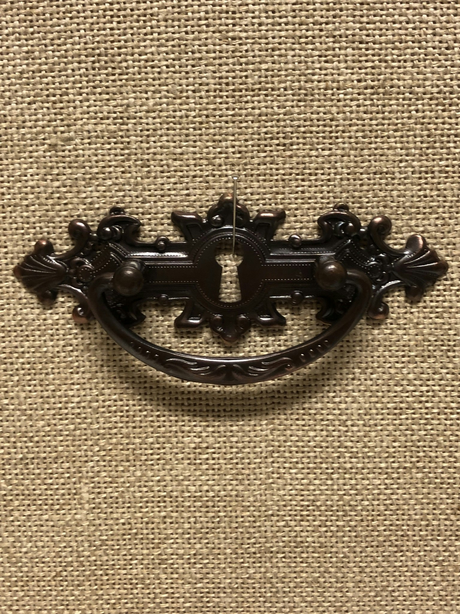MÖBELBESLAG 5 st. metall, Bårebo, 1900-talets andra hälft.