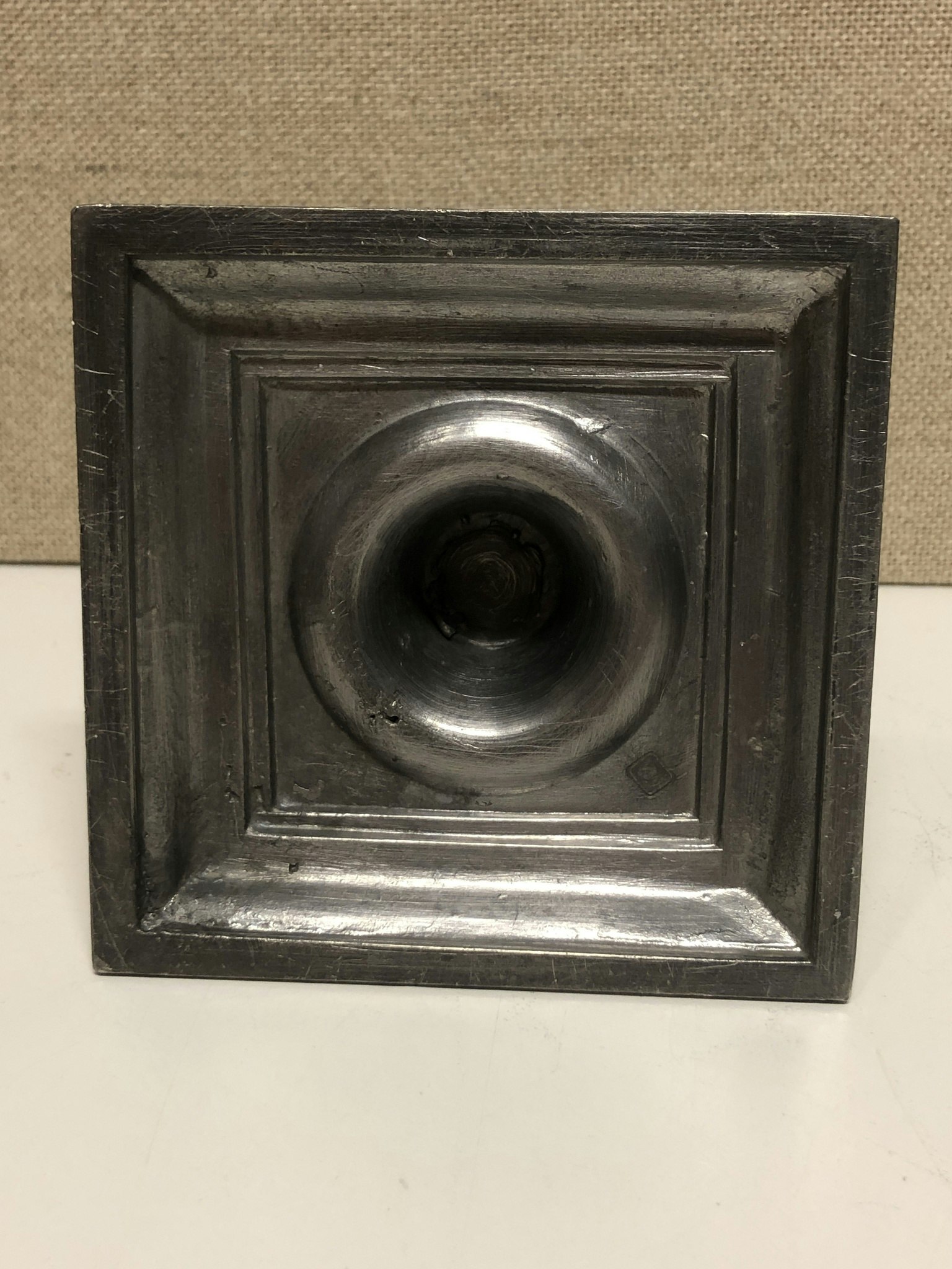 LJUSSTAKE, tenn, barockstil, 1900-tal.