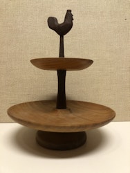 KAKFAT, två våningar, teak, 1950/60-tal.