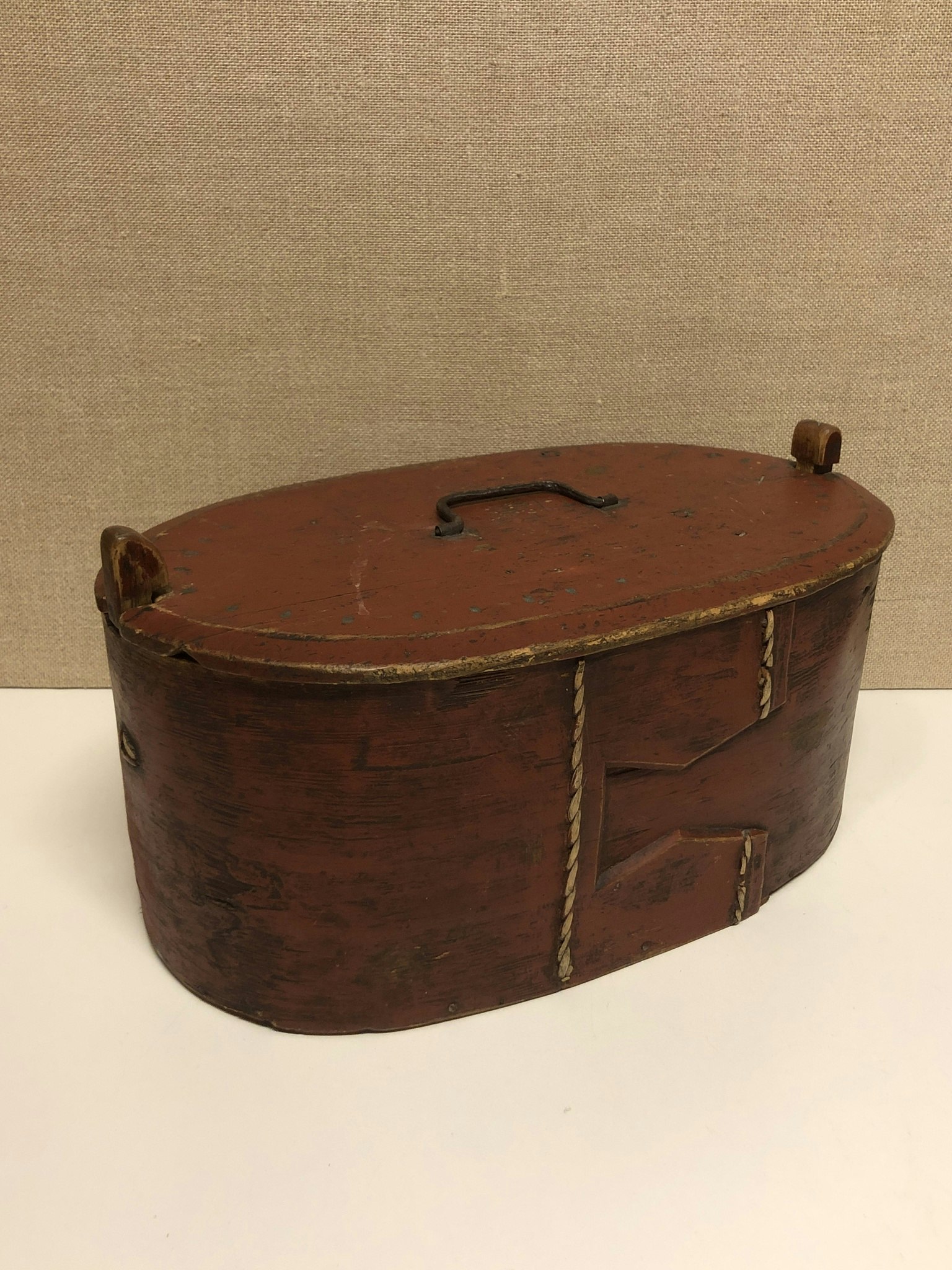 SVEPASK, originalmålad, allmoge 1800-tal.