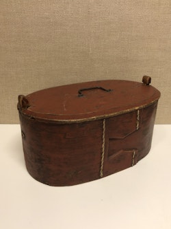 SVEPASK, originalmålad, allmoge 1800-tal.
