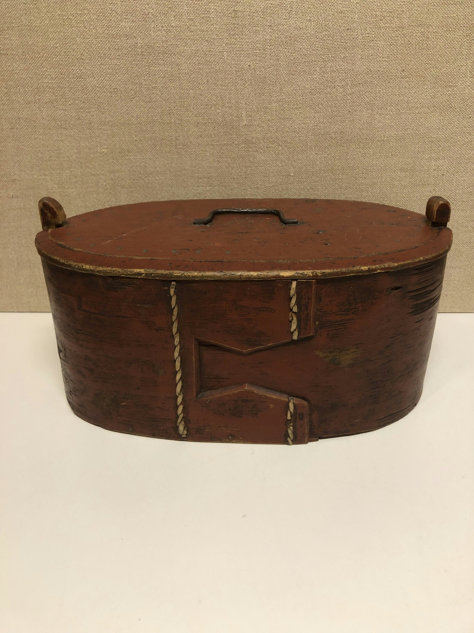 SVEPASK, originalmålad, allmoge 1800-tal.