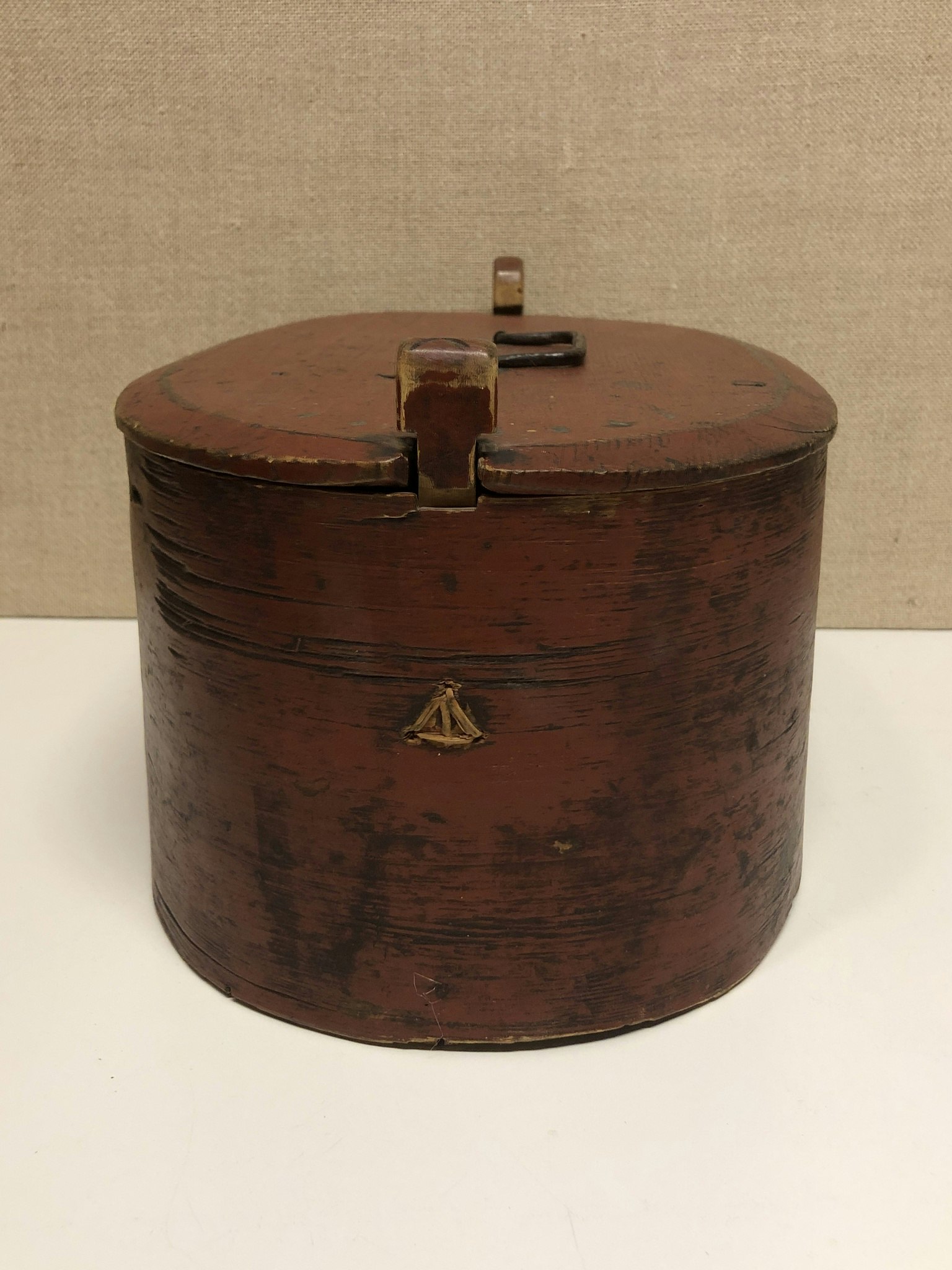 SVEPASK, originalmålad, allmoge 1800-tal.
