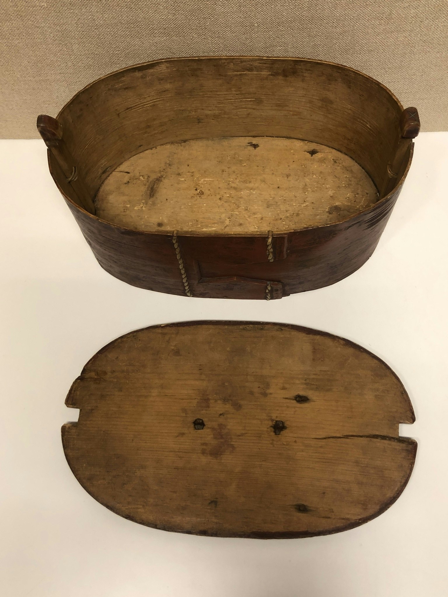 SVEPASK, originalmålad, allmoge 1800-tal.