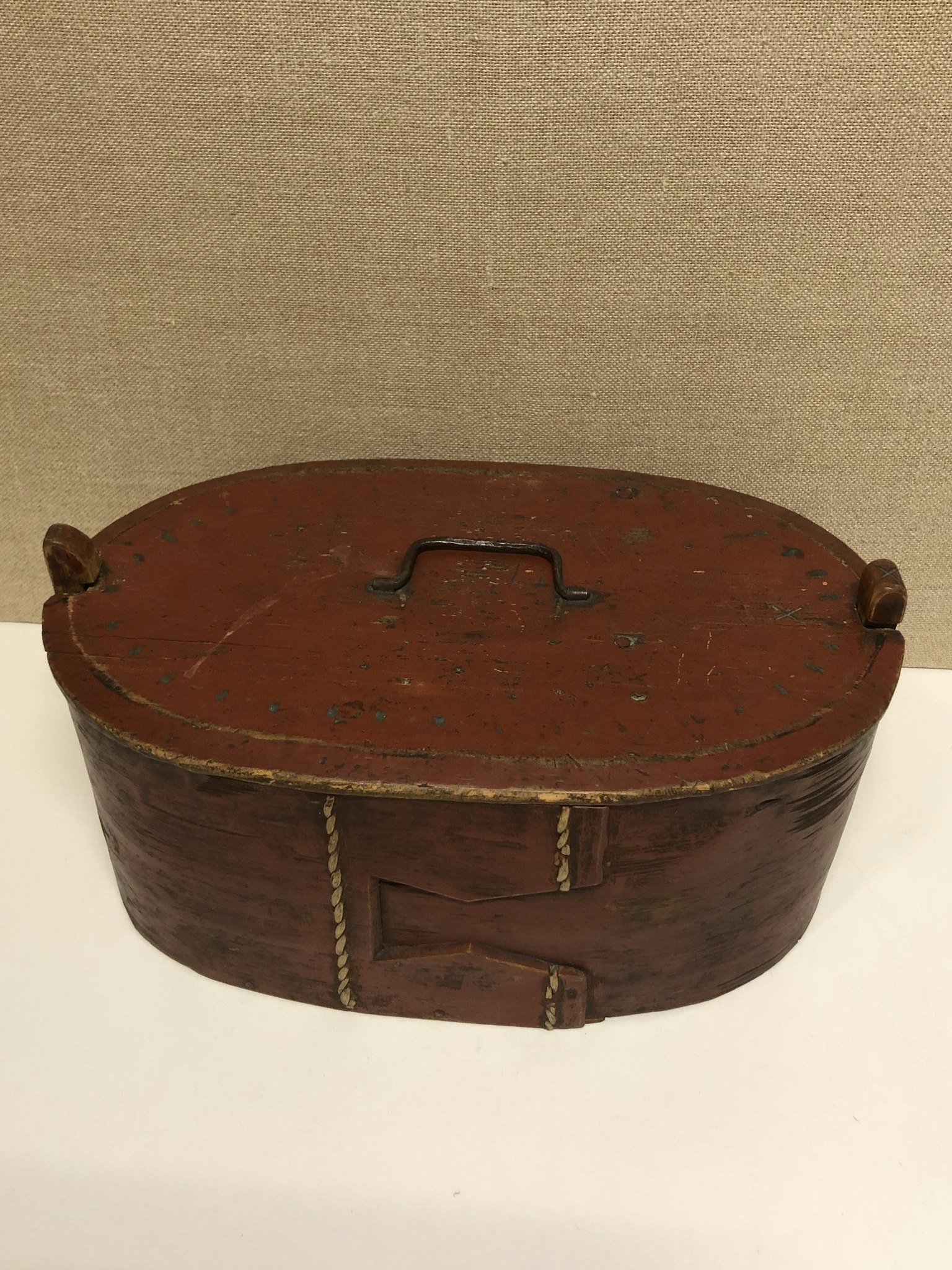 SVEPASK, originalmålad, allmoge 1800-tal.