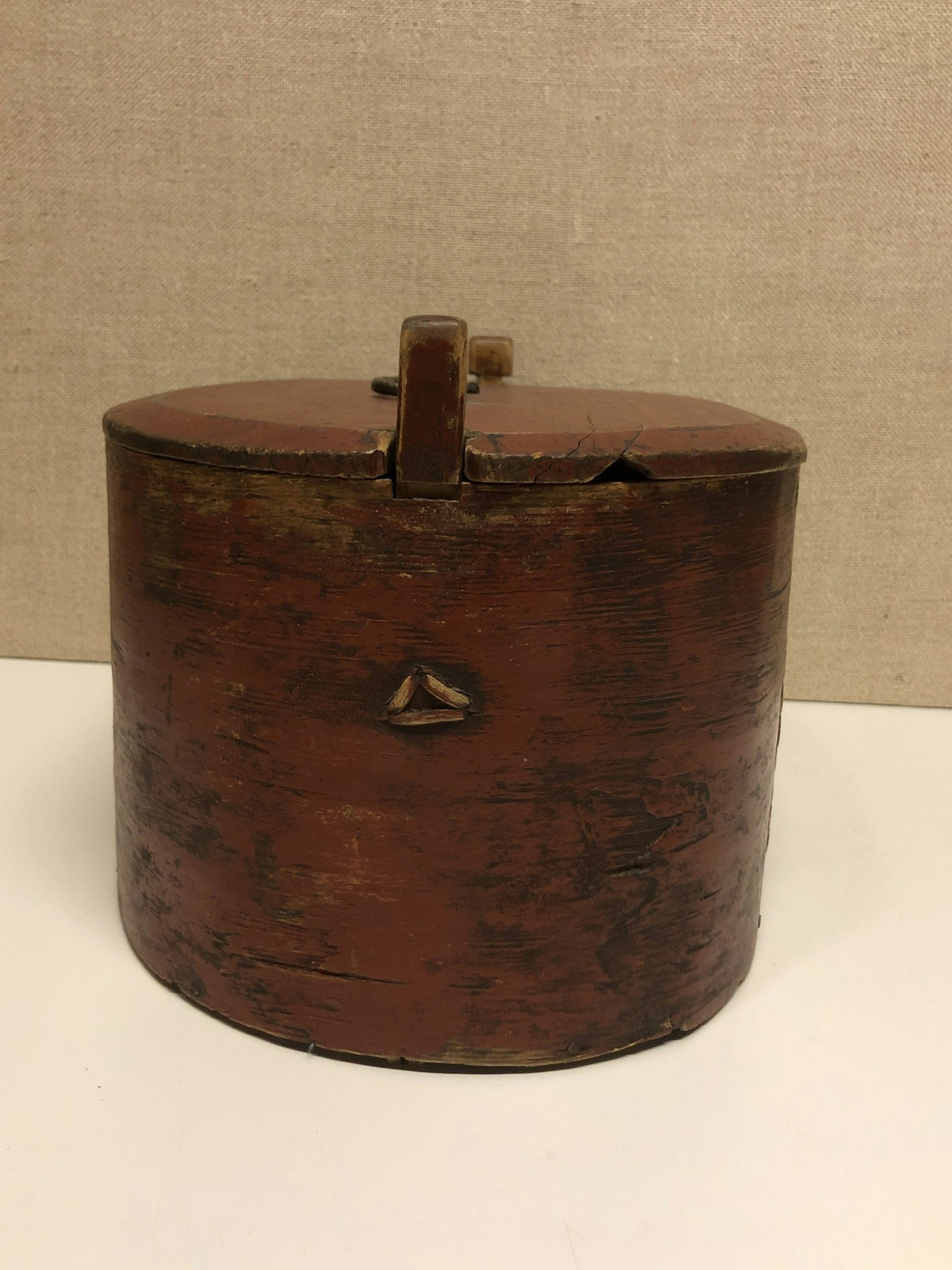 SVEPASK, originalmålad, allmoge 1800-tal.