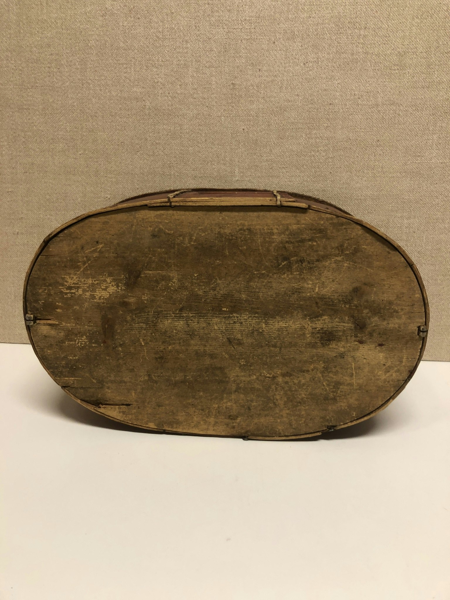 SVEPASK, originalmålad, allmoge 1800-tal.