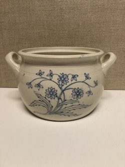 POT, stone mass, "Blue White" Gustavsberg.