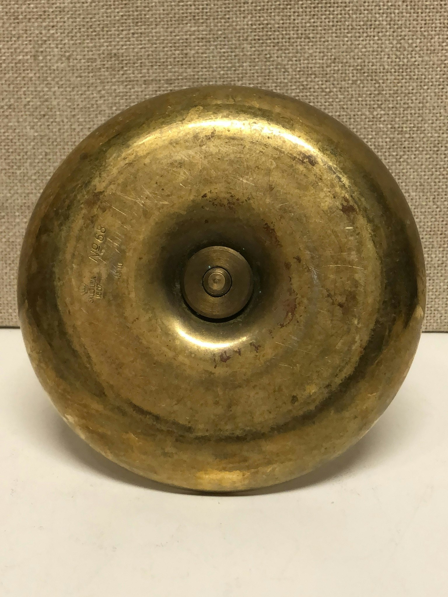 KONTORS/KAMMARLJUSSTAKE, mässing, Skultuna, no.68.
