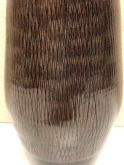 VASE, ceramic, "Flamma" no. 2611, Ingrid Atterberg, Uppsala Ekeby, 1960s.