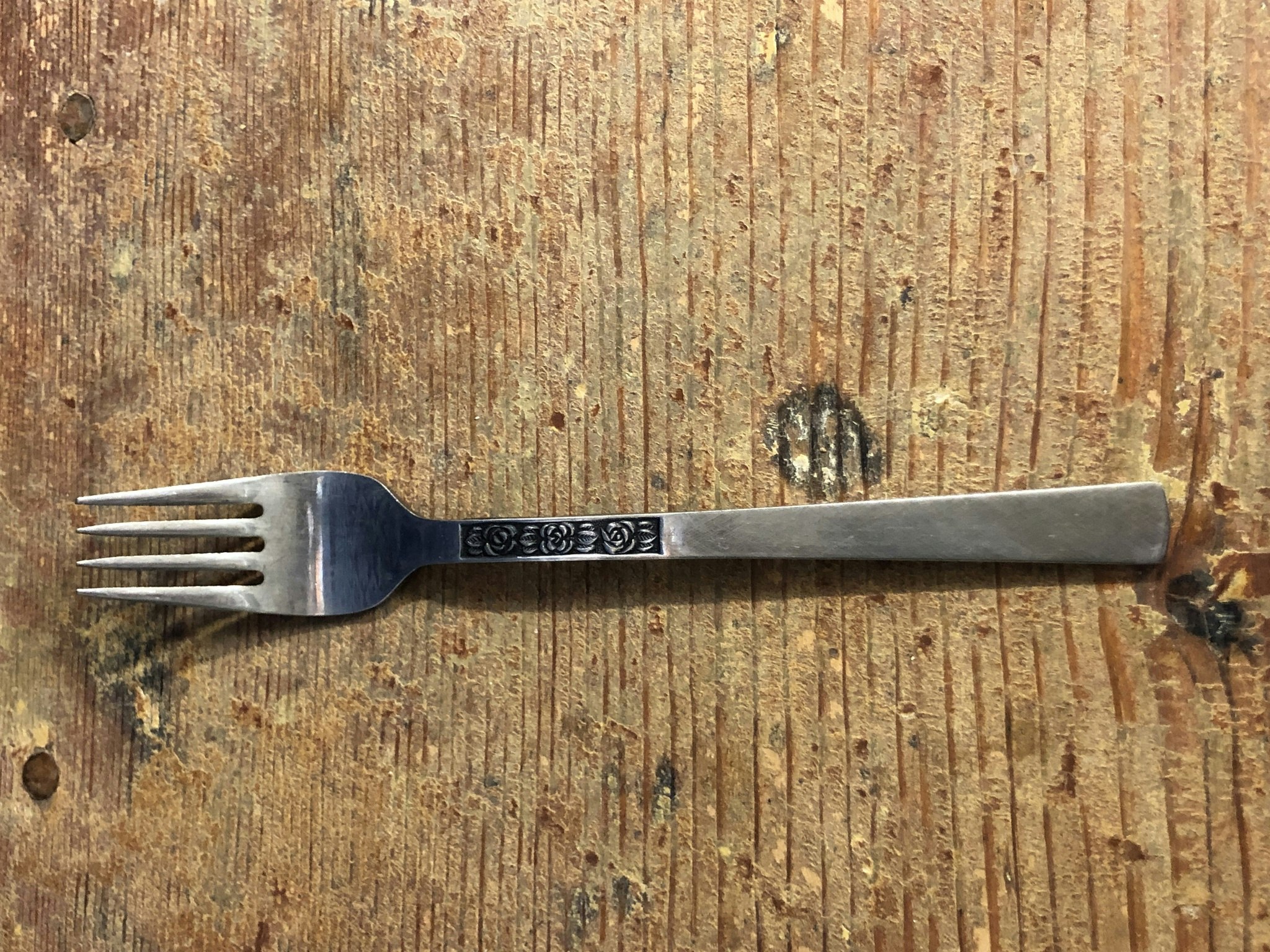 FÖRRÄTTSGAFFEL, "Rosen" Åhléns, 1960/70-tal.