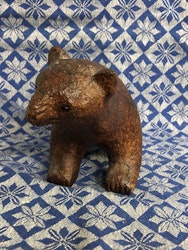 SCULPTURE, Björn, wood composite, Carl Roos, Hammerdal.