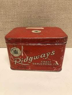 PLÅTBURK, Ridgways Finest Darjeeling Tea, England.