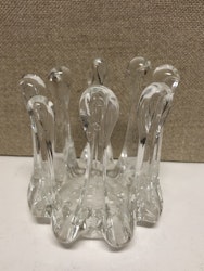 CANDLE, glass "Fingers" Bergdala, second half of the 20th century.