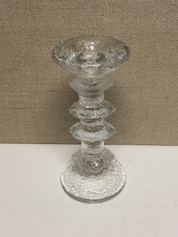 LJUSSTAKE, glas "Festivo" Timo Sarpaneva, Iittala.