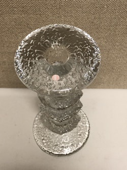 LJUSSTAKE, glas "Festivo" Timo Sarpaneva, Iittala.