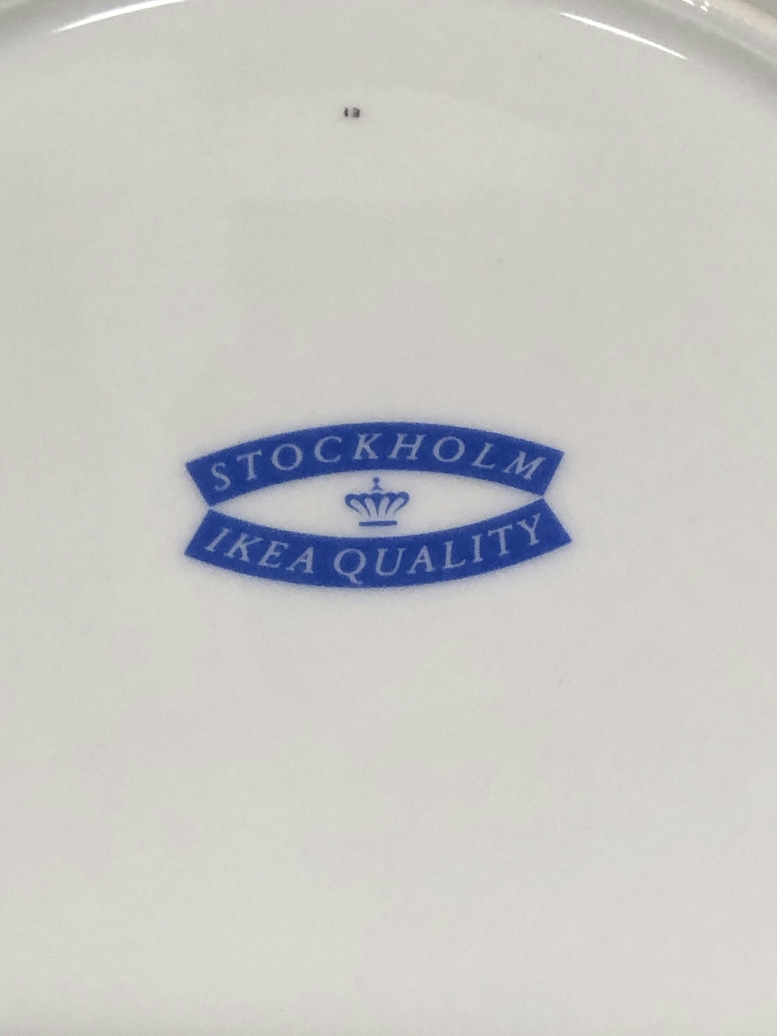 DJUPTALLRIKAR, 7 st, porslin, "Stockholm" IKEA, Quality.