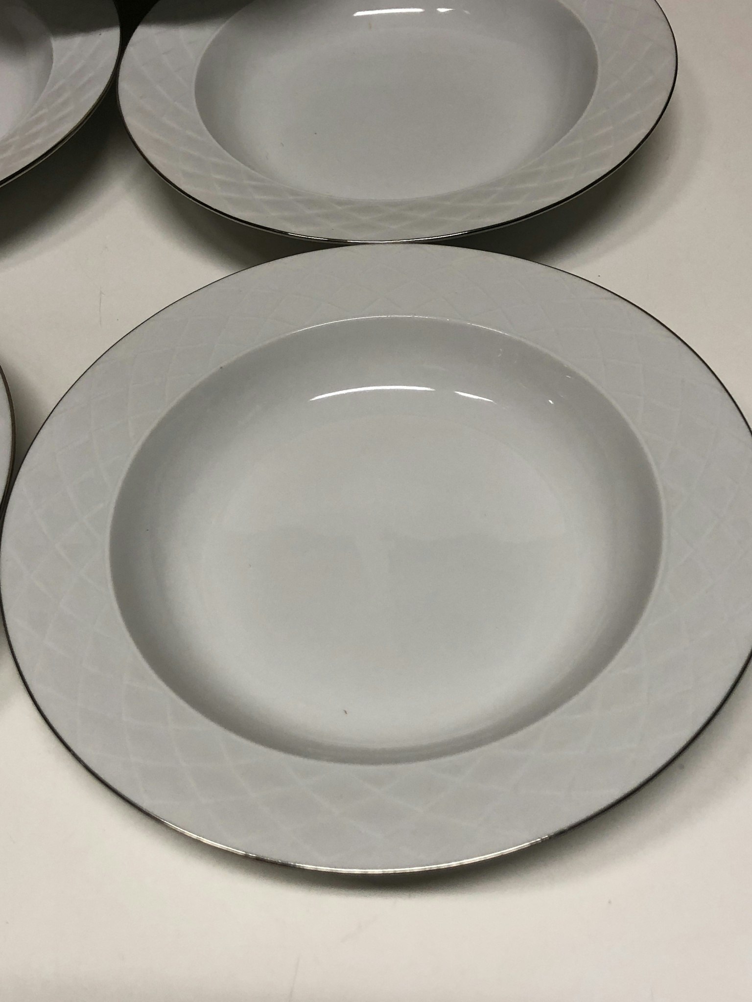 DJUPTALLRIKAR, 7 st, porslin, "Stockholm" IKEA, Quality.