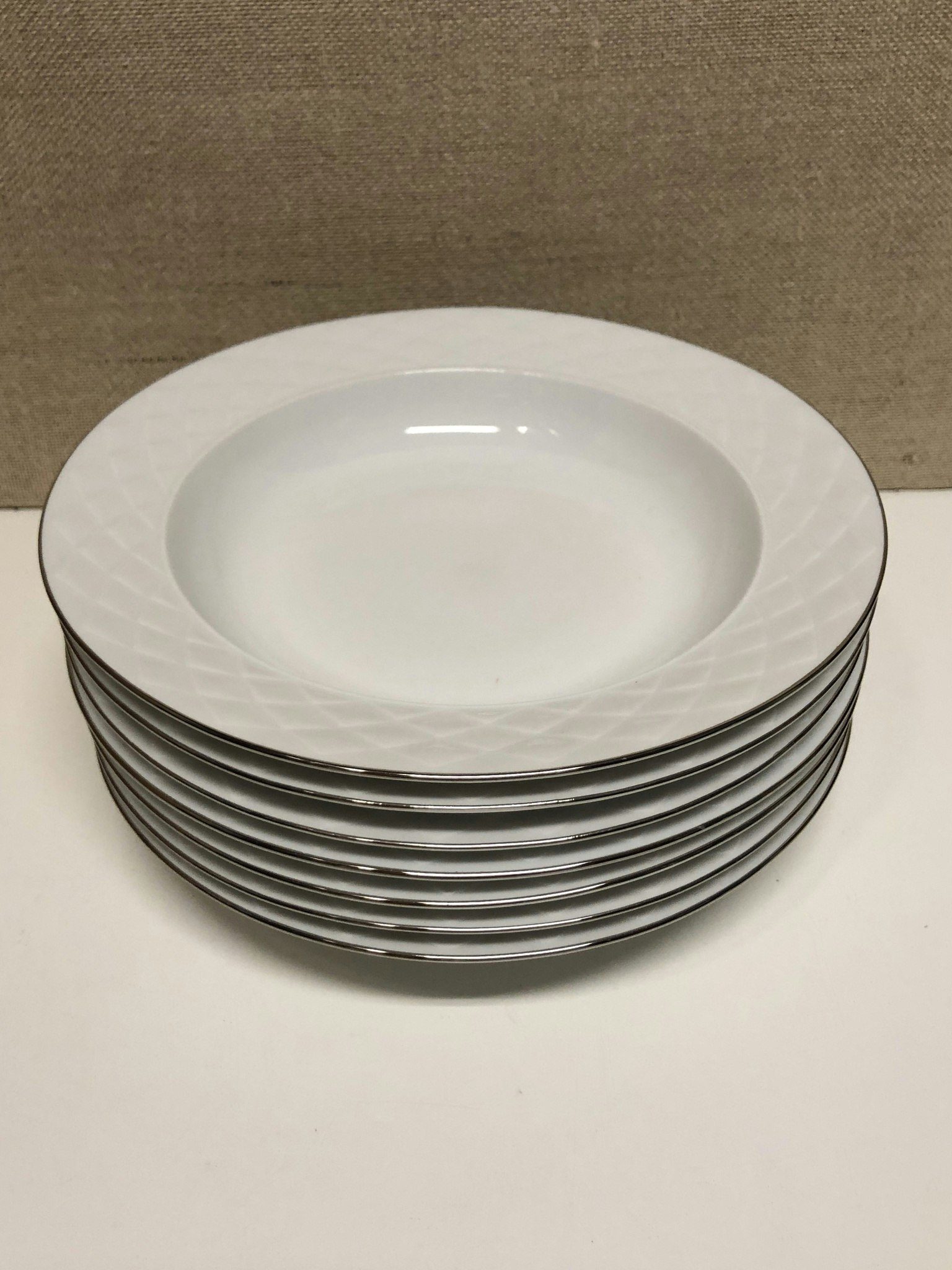 DJUPTALLRIKAR, 7 st, porslin, "Stockholm" IKEA, Quality.