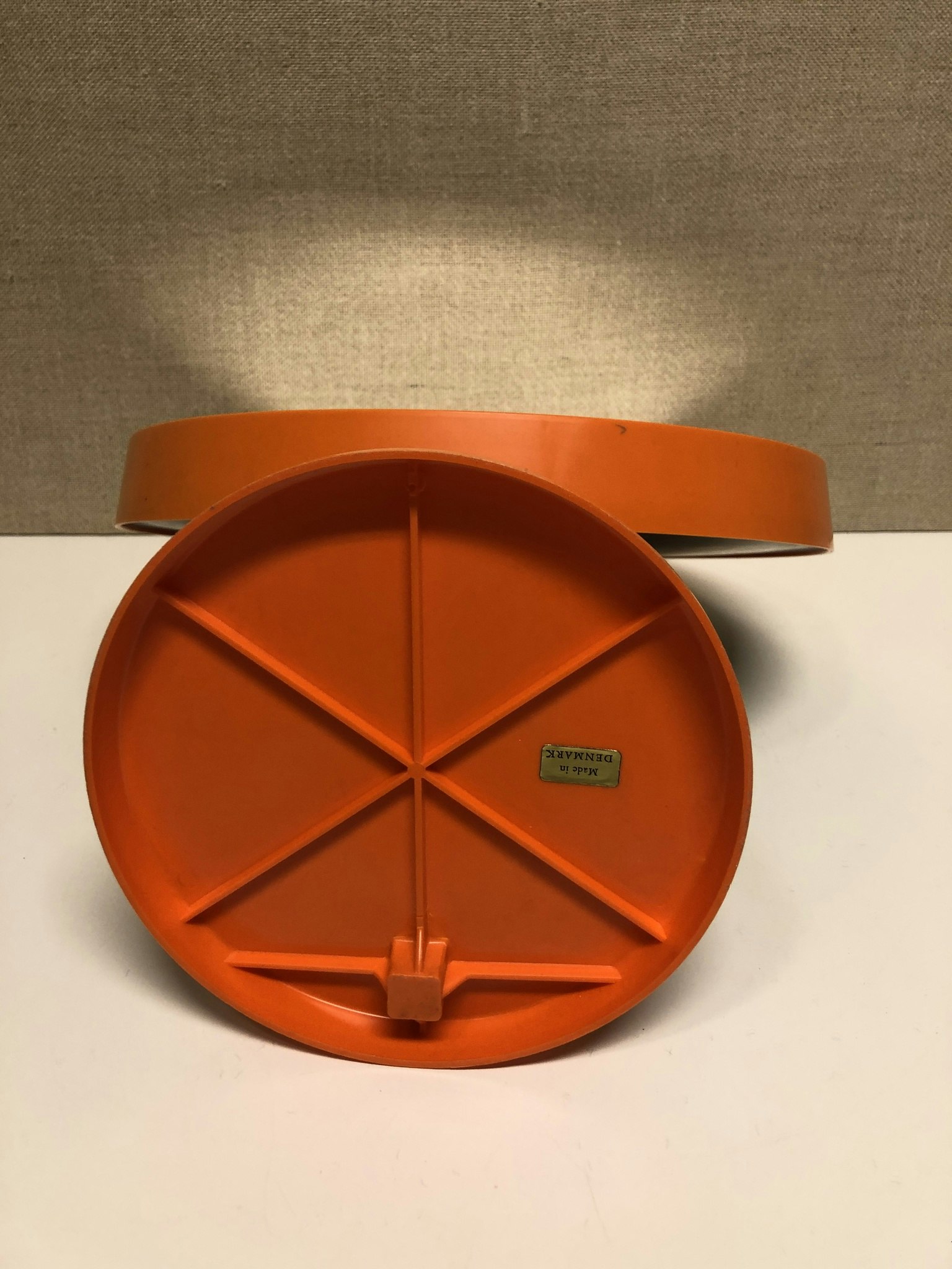 TABLE MIRROR, plastic, Termotex, Denmark, 1960s/70s.