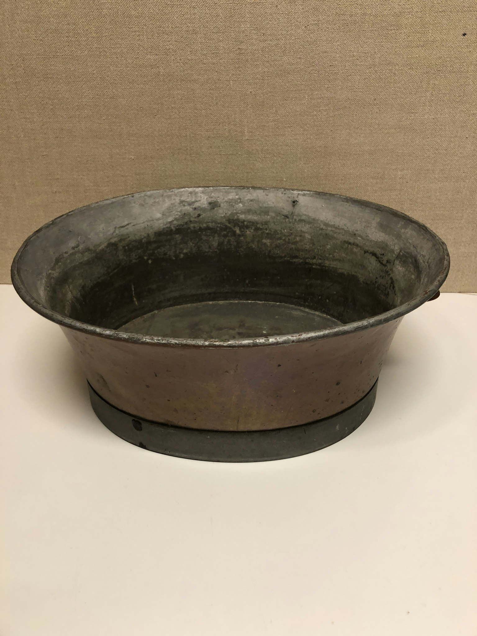 TVÄTTBALJA, koppar, 13 L, S.O.L. Nilsson Sundsvall, 1900-talets början.