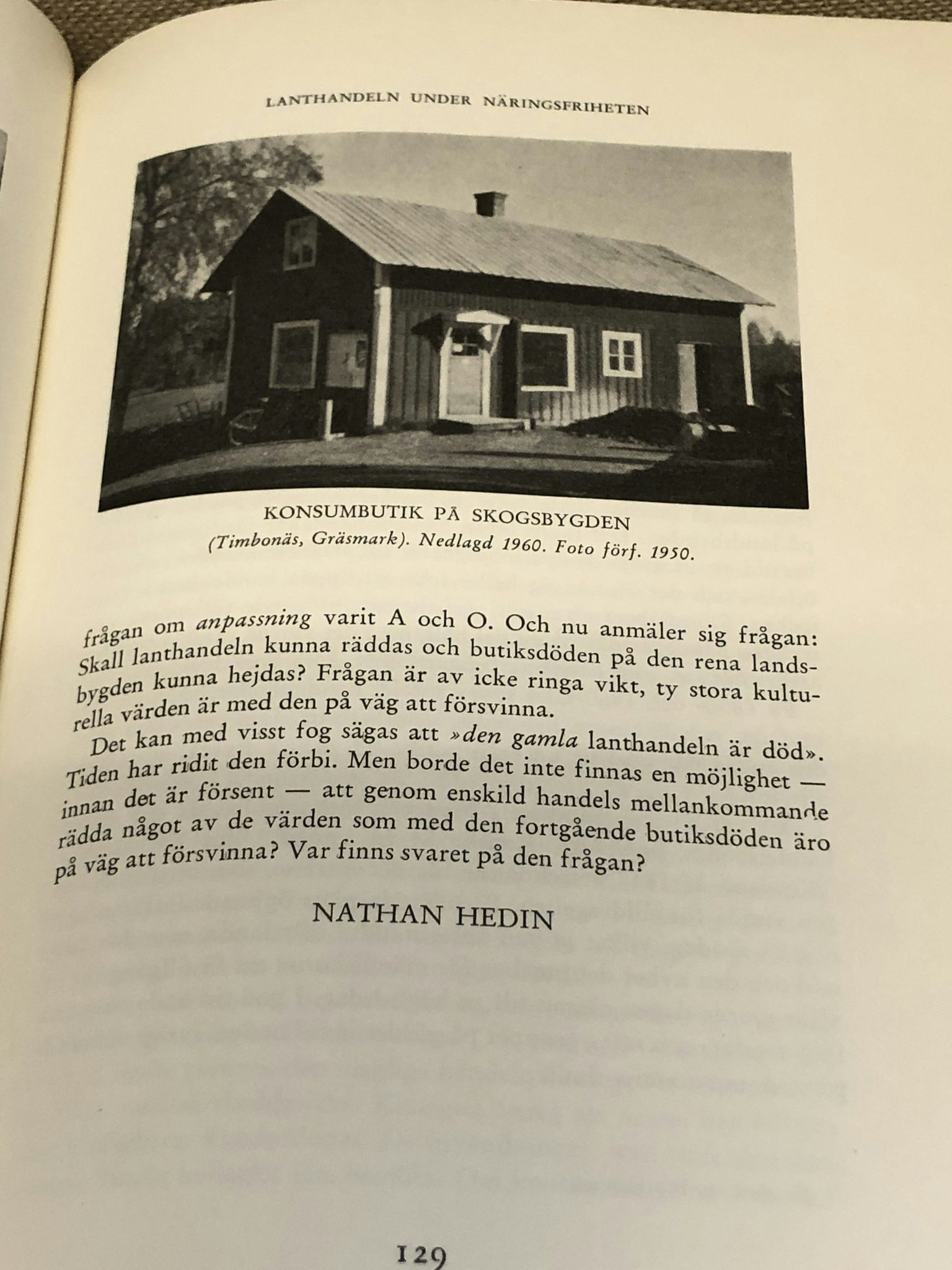BOK, Bilder ur lanthandelns historia.