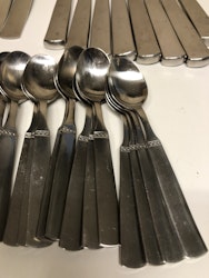 BESTICK, 64 delar, Gense, "Ranka" Sven Arne Gillgren, 18/8 stainless, Sweden.
