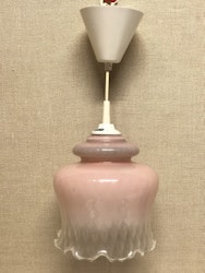 TAKLAMPA, glas, 1900-talets andra hälft.