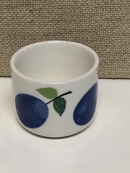 ÄGGKOPP, flintgods  "Prunus" Stig Lindberg, Gustavsberg.