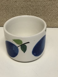 ÄGGKOPP, flintgods  "Prunus" Stig Lindberg, Gustavsberg.