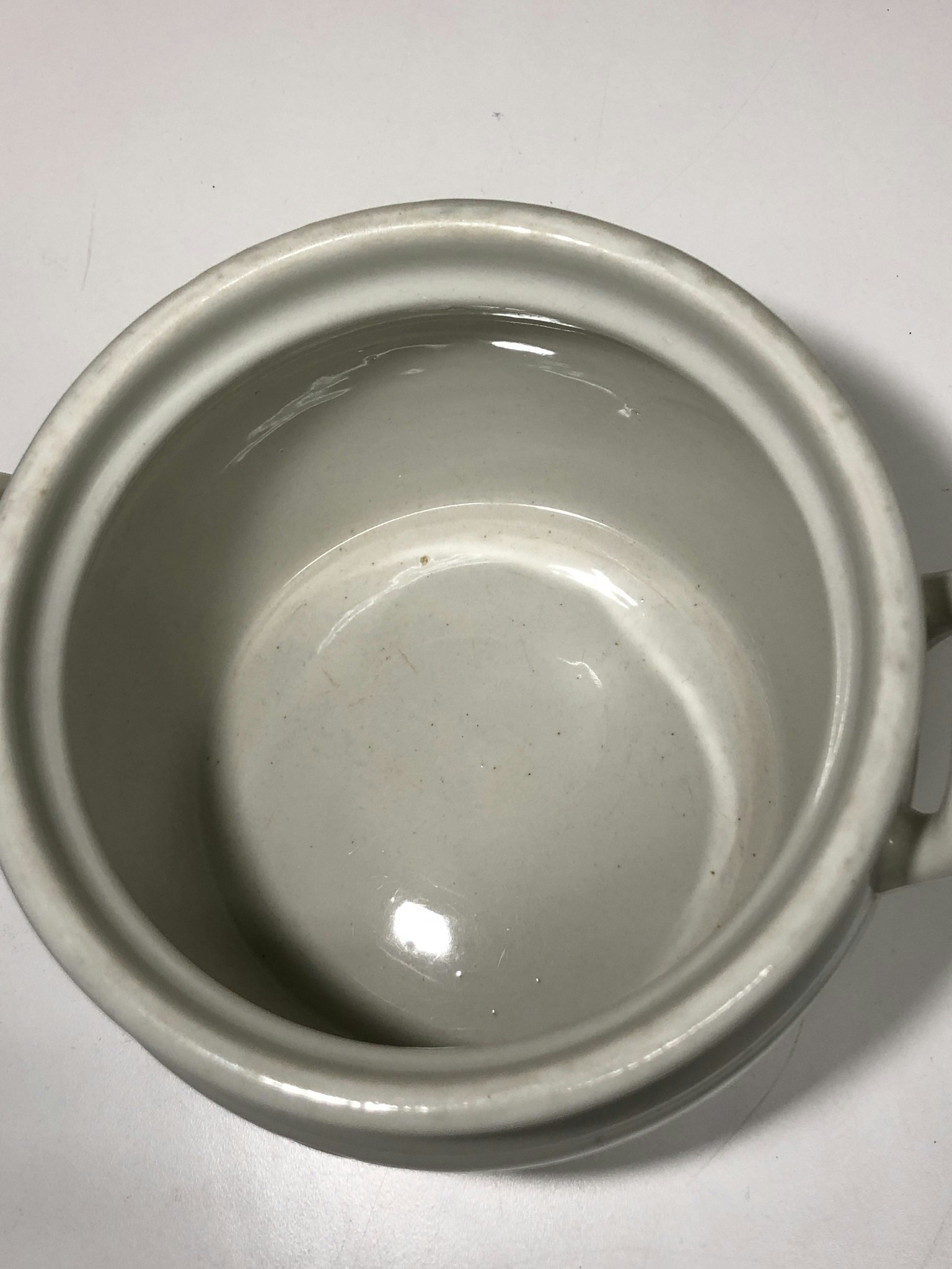 KRUKA, stengods, blå/vit, 1900-talets första hälft.